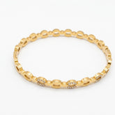 Oval Link Gold Bracelet for Women