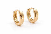 Gold Huggie Hoop Earrings