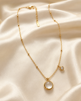 Celeste Moonstone Gold Necklace