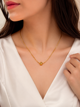 Gold-Tone Minimal Bead Pendant