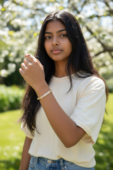 Rose Gold Glitz Pavé Water-Resistant Bangle