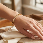 Hexa Luxe Gold Plated Crystal