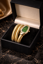 Anshu Aura™️ Luxury Serpent Watch Bracelet