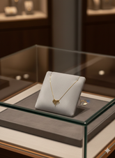 Aura Linear Gold Pendant Necklace