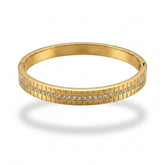 Gold-Tone Crystal Anti-Tarnish