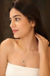 Evil Eye Drop Necklace