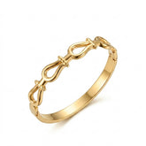 Gold Plated Infinity Link Kada