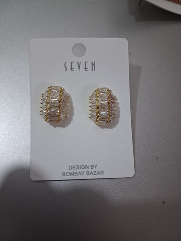 Elegant Baguette Cut Daily Wear Studs