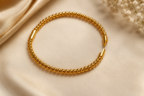Gold Beaded Bracelet