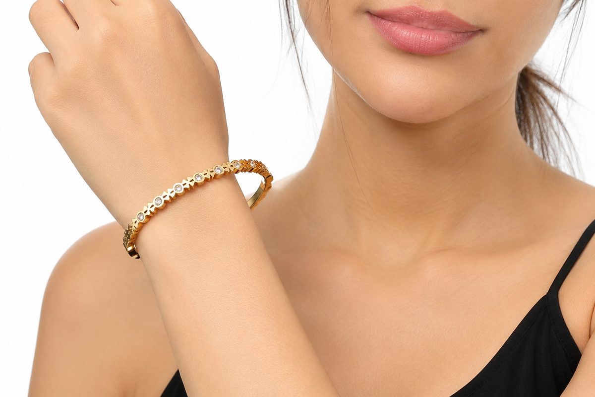 Floral Crystal bracelet