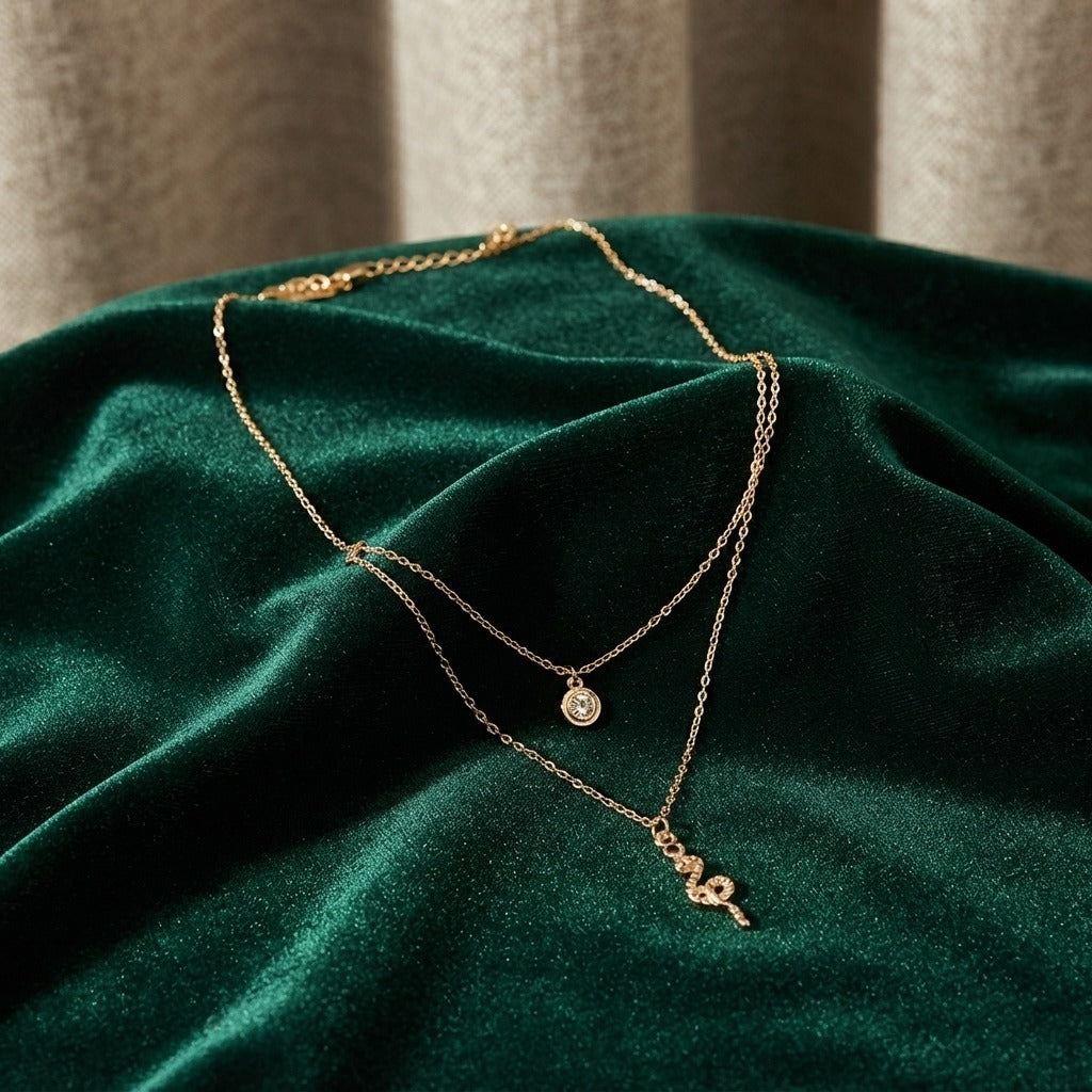 Celestial Charm Layered Necklace
