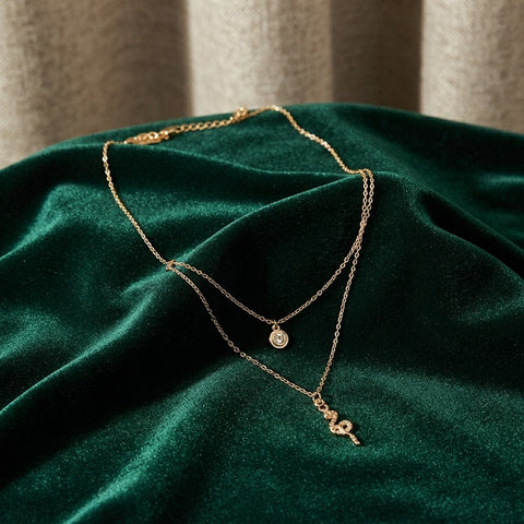 Celestial Charm Layered Necklace