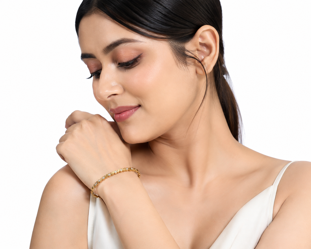 Crystal Gold bracelet