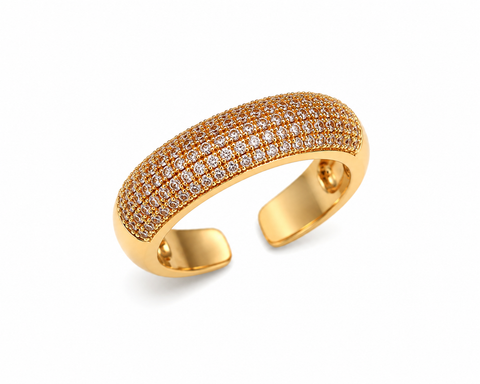 Pavé Luxe Open Ring