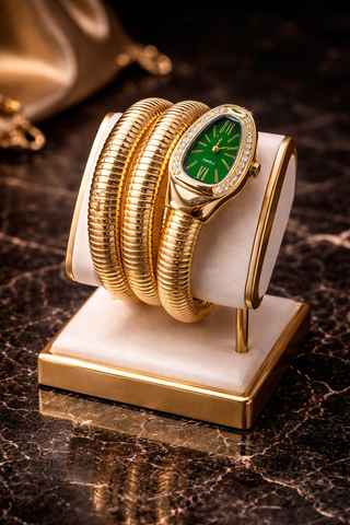 Anshu Aura™️ Luxury Serpent Watch Bracelet