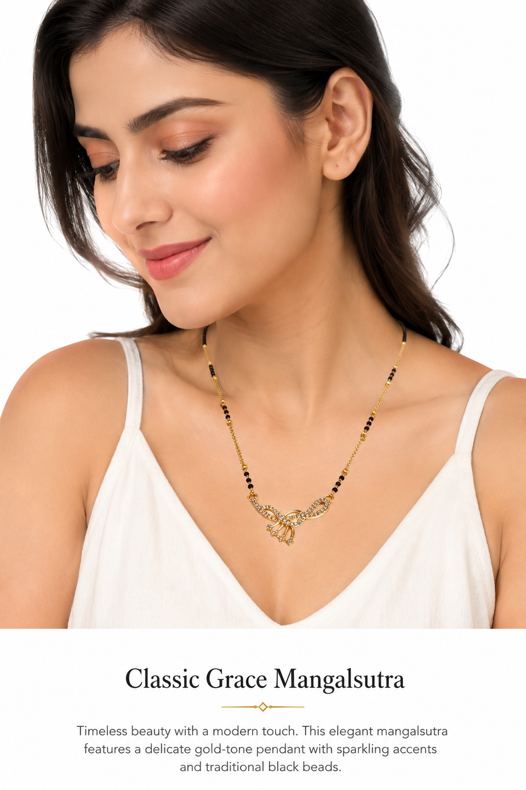Elegant Bow Mangalsutra
