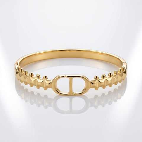 Gold-Plated Double Oval Designer