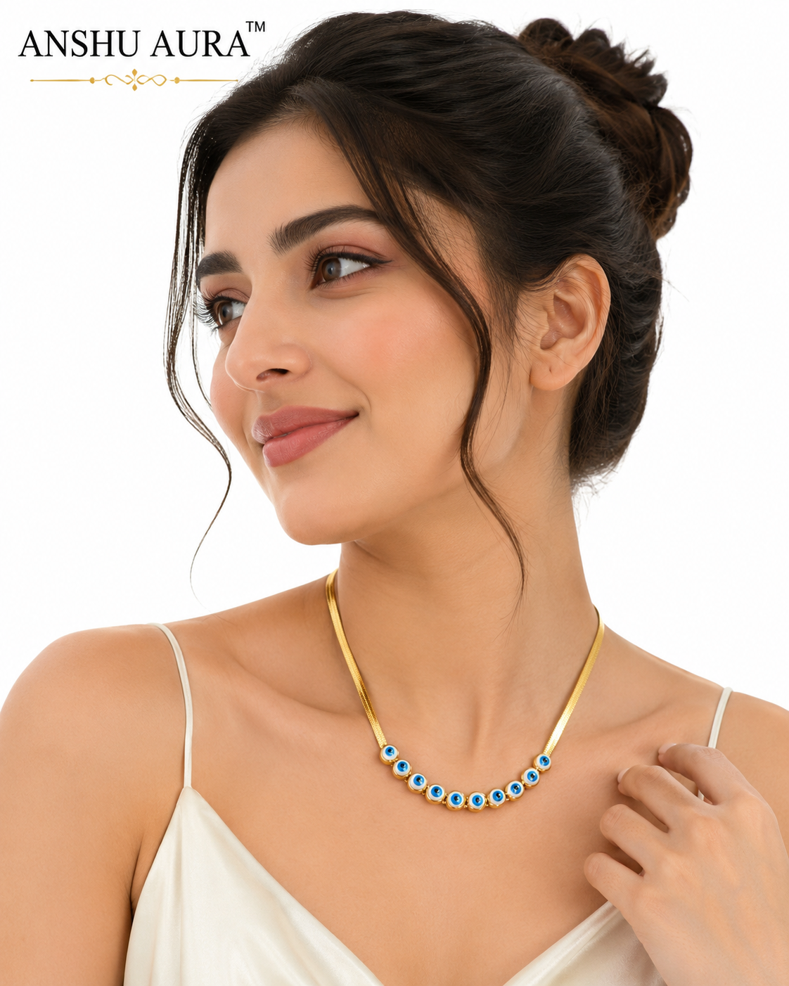 Evil Eye Gold Necklace