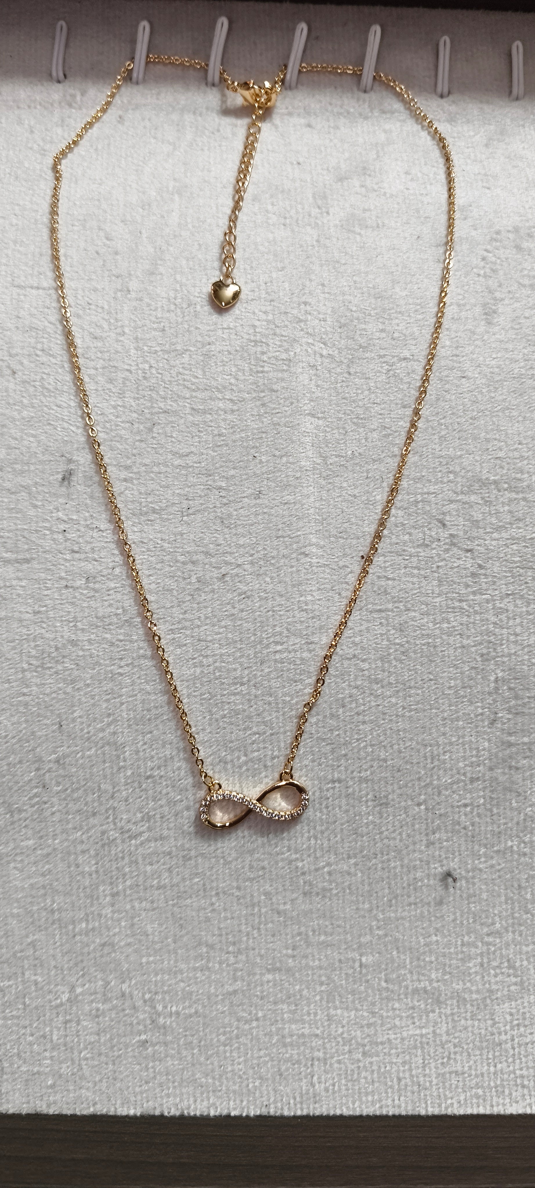 Infinity Crystal Pendant Necklace for Women