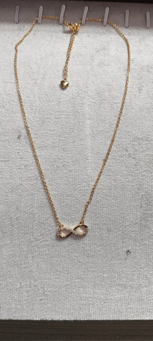 Infinity Crystal Pendant Necklace for Women