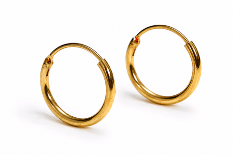 Classic Gold Hoop Earrings
