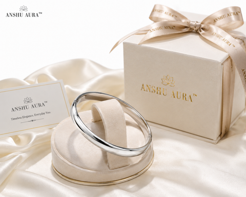 Silver Luxe Bangle