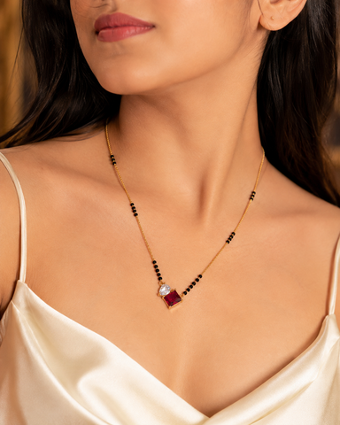 Ruby Glam Mangalsutra