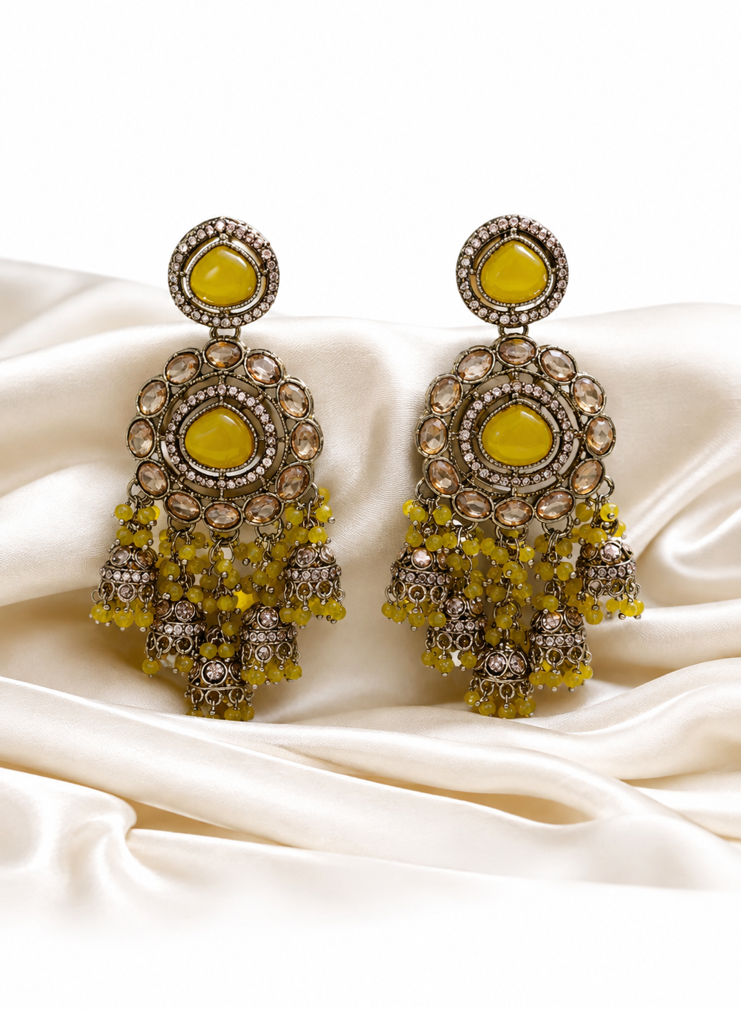 Chandbali Jhumka Earrings