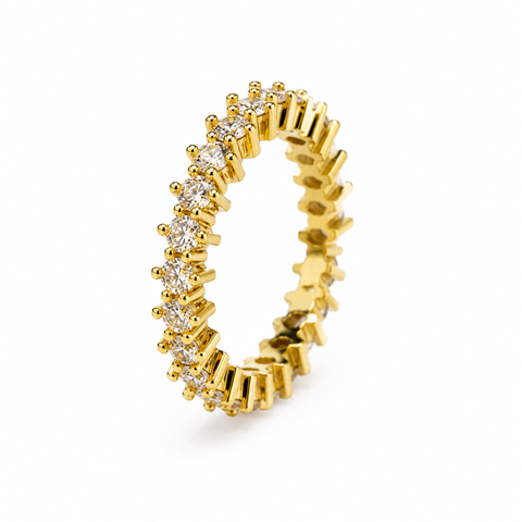 Celeste Crystal Eternity Ring