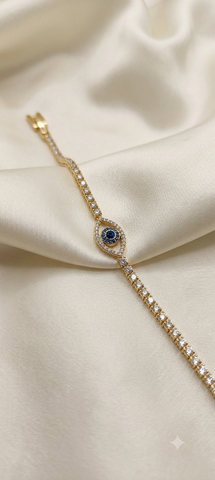 Tennis Evil Eye Bracelet