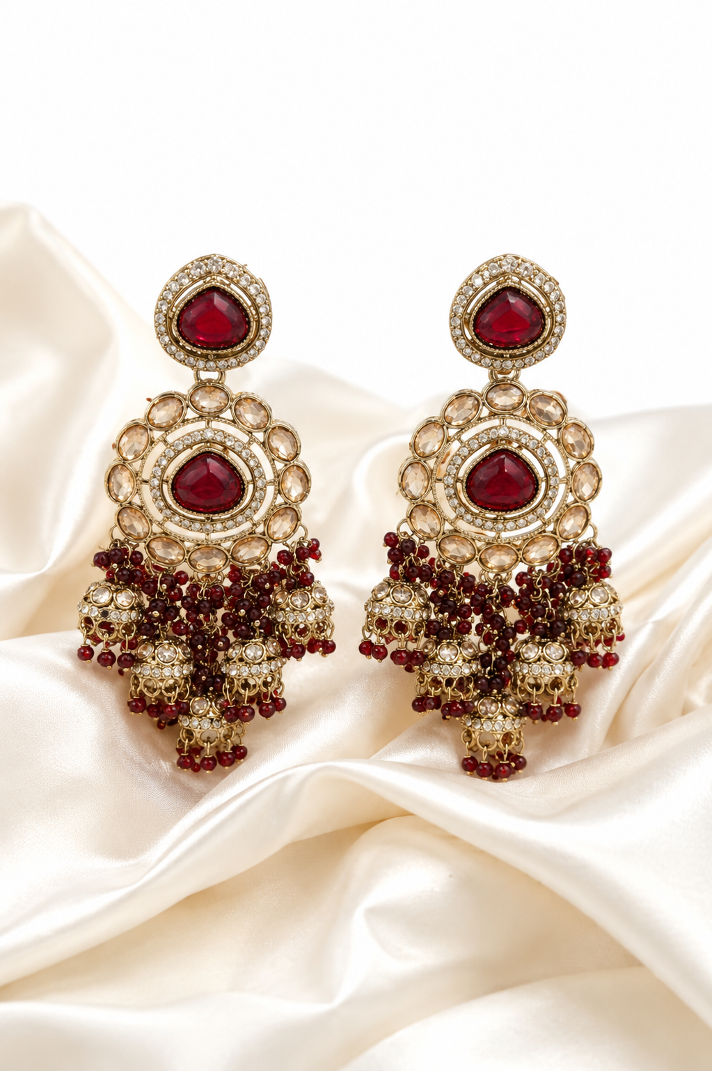 Chandbali Jhumka Earrings