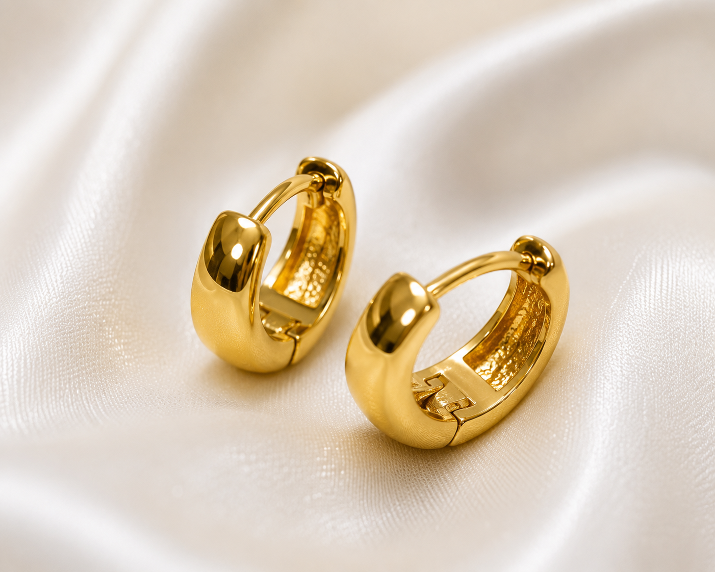 Premium Gold Mini Huggie Hoop Earrings