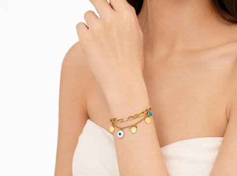 Evil Eye Charm Bracelet