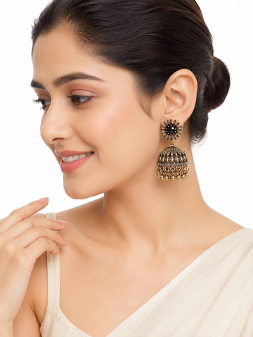 Vintage Black Jhumka