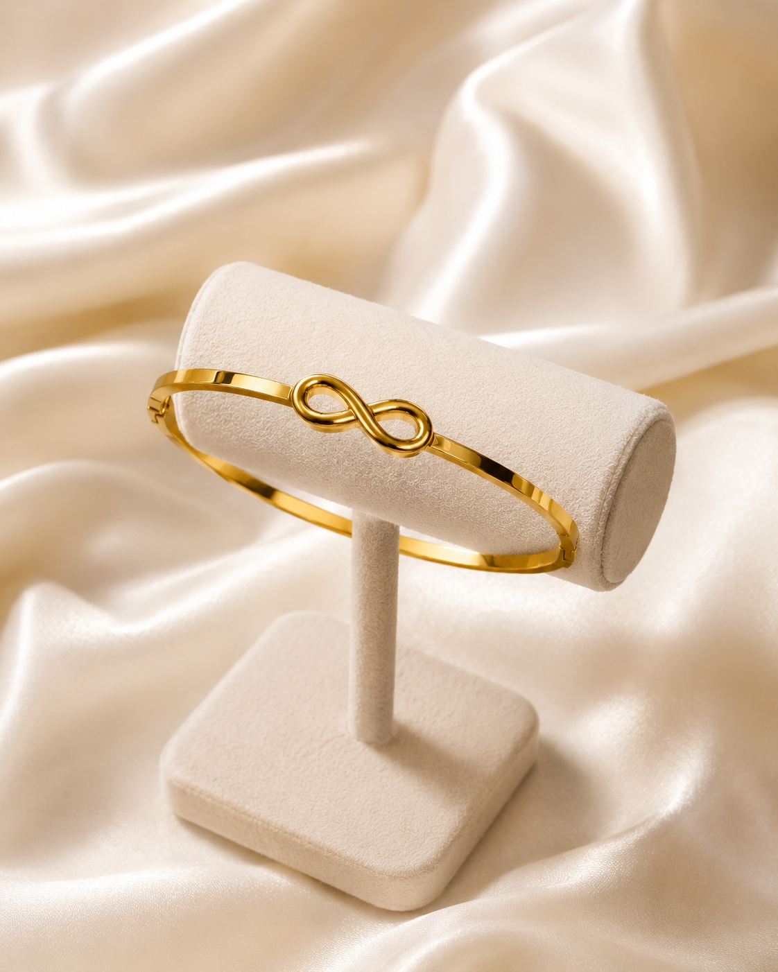 Infinity Gold Plated Bracelet for Women