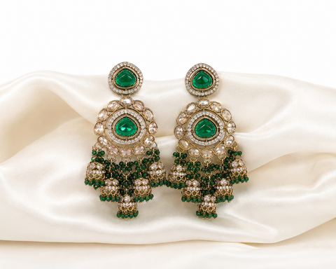 Chandbali Jhumka Earrings