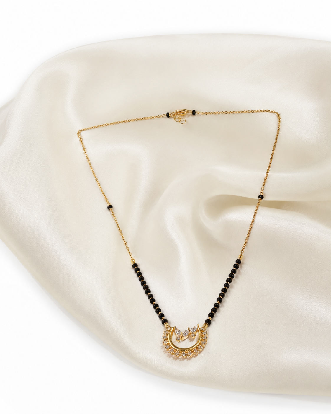 Royal Black Bead Mangalsutra