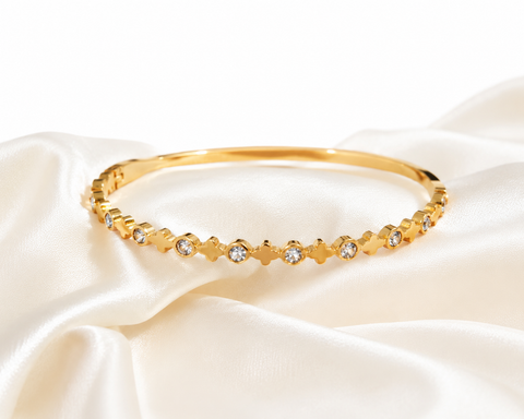 Crystal Clover bracelet