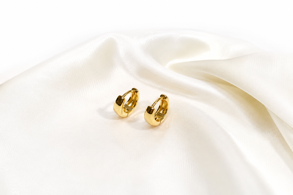Premium Gold Mini Huggie Hoop Earrings
