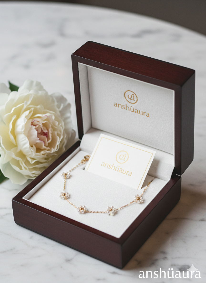 Pearl Grace Floral Gold-plated