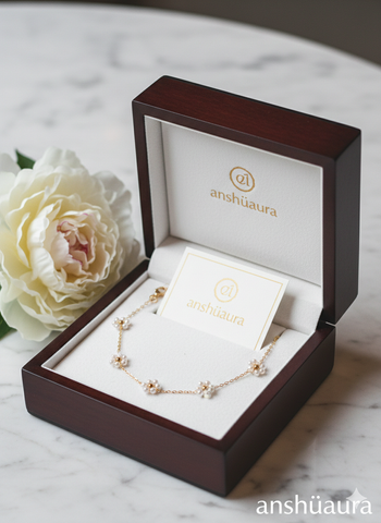 Pearl Grace Floral Gold-plated
