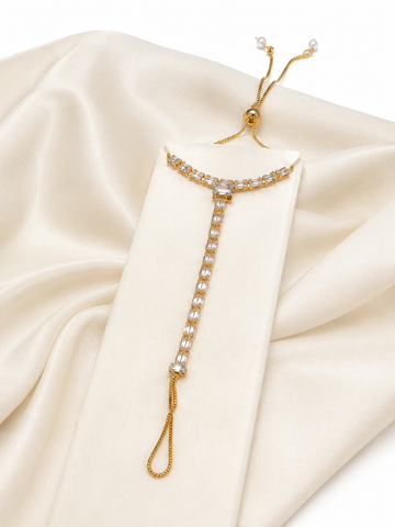 Crystal Drop Hand Chain