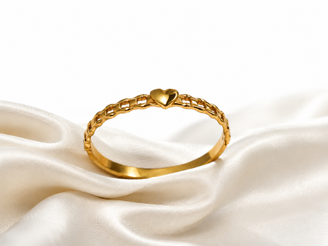 Heart Link Bangle