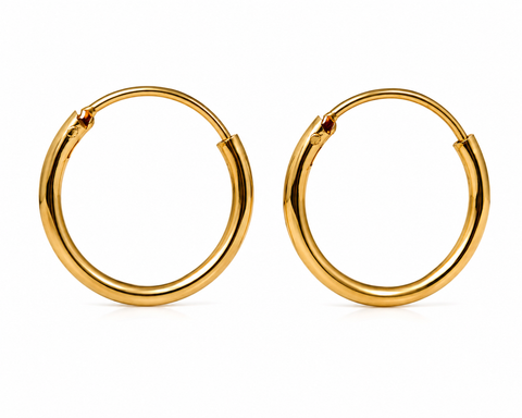 Classic Gold Hoop Earrings