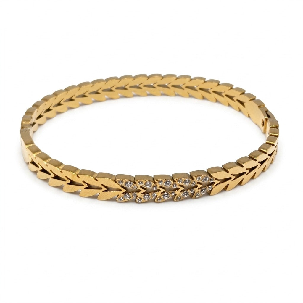 ANSHU AURA Gold Leaf Crystal