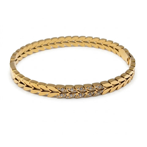 ANSHU AURA Gold Leaf Crystal