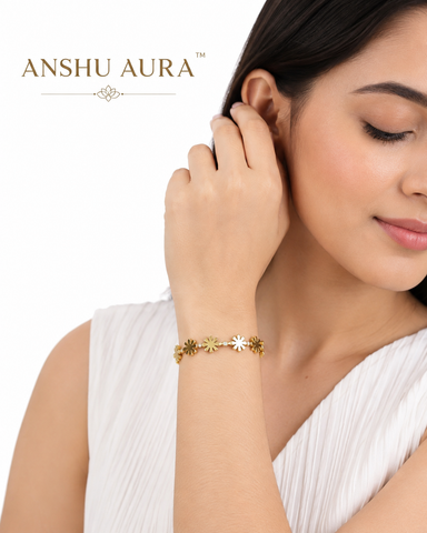 Golden Daisy Bracelet