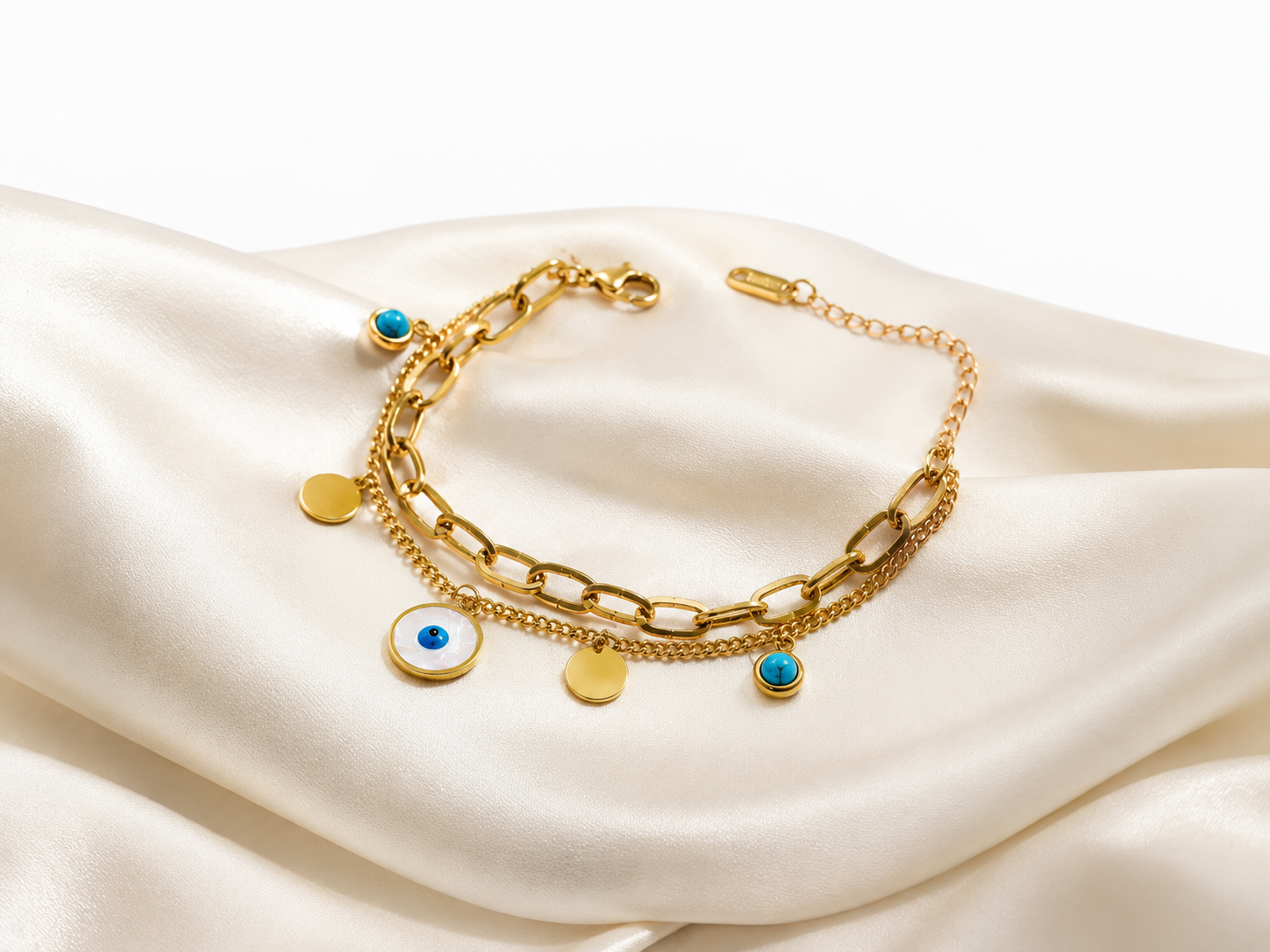 Evil Eye Charm Bracelet