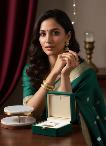 Anshuaura.com - Exquisite Gold Bangles & Heritage Jewelry