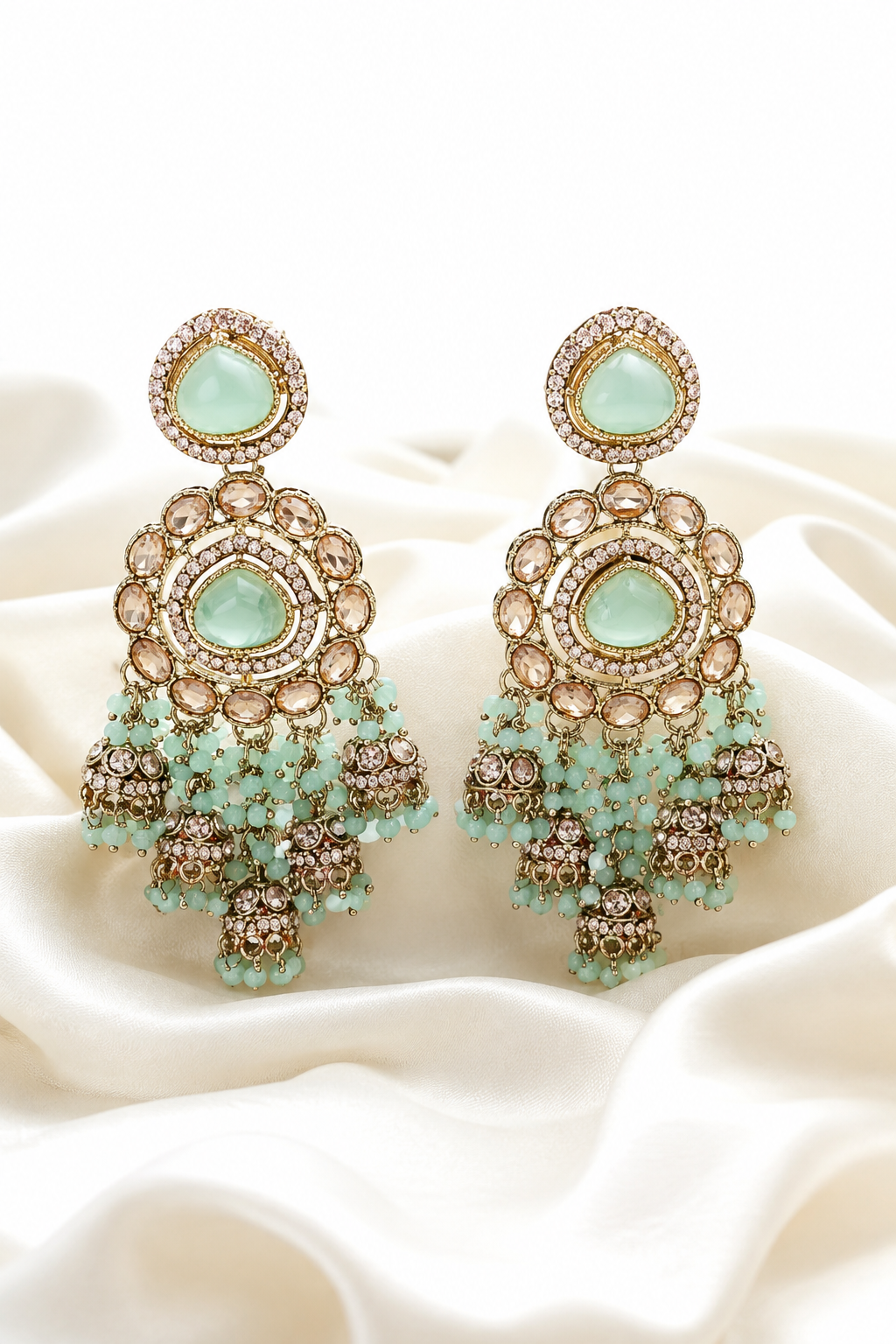 Chandbali Jhumka Earrings